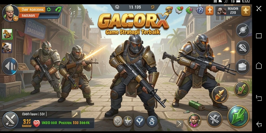 Tampilan gameplay GACORX yang menegangkan dan penuh strategi.