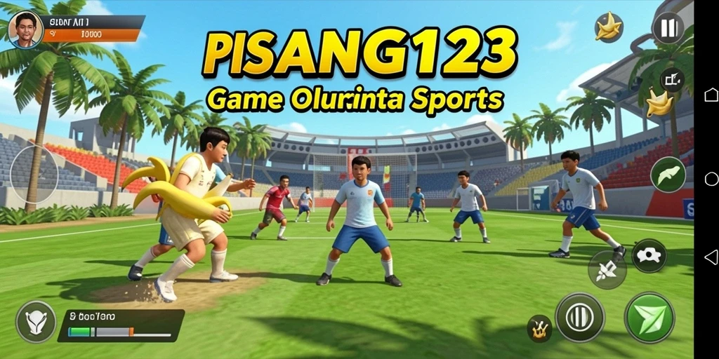 Tampilan gameplay PISANG123 yang dinamis dan menarik.