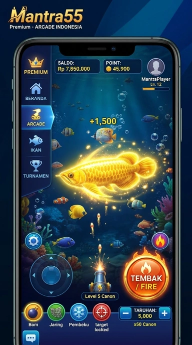 Screenshot fitur unggulan aplikasi mantra55 yang memudahkan pengguna.